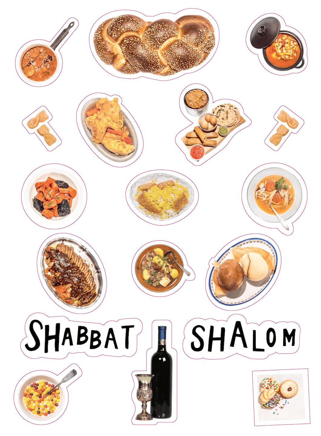 Artisan - The Jewish Foods Sticker Book - ModernTribe