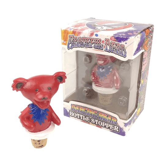 Grateful Dead Dancing Bears Bottle Stopper - Choice of Color