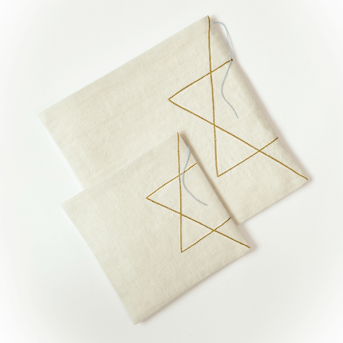 The Haggadah Collective - Star of David Embroidered Matzah Cover and Afikomen Bag Set - ModernTribe