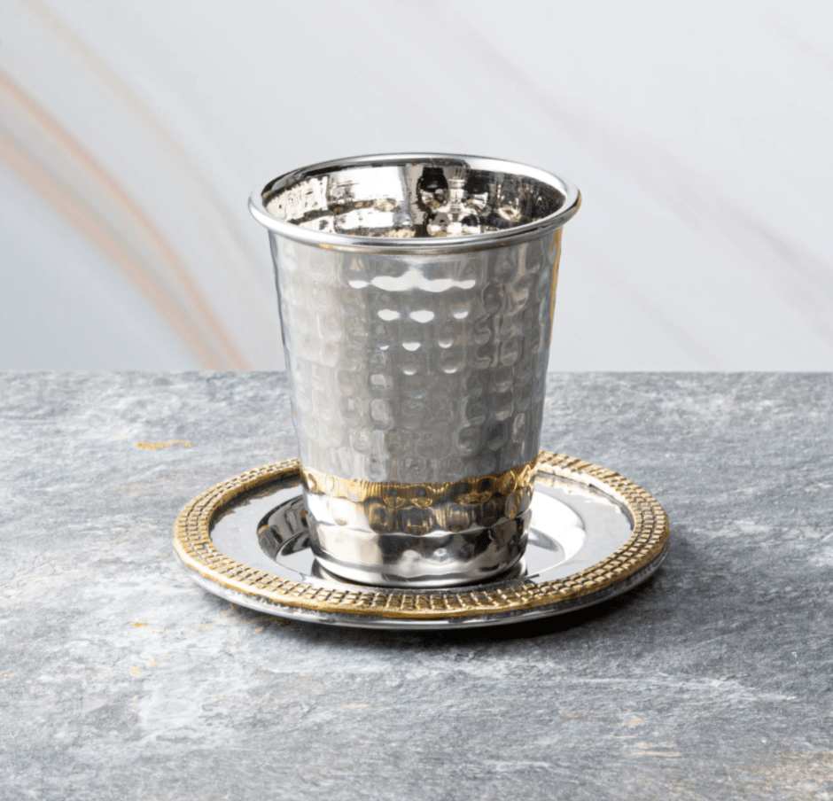 Classic Touch Decor - Kiddush Cup with Mosaic Design - ModernTribe