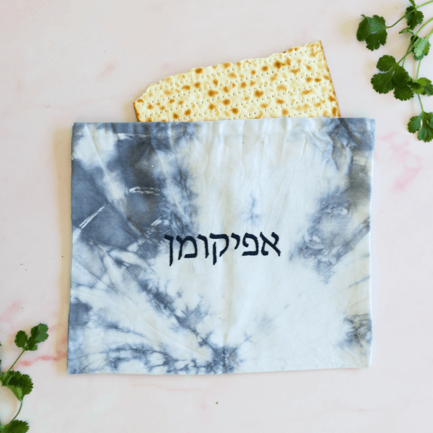 ModernTribe - Blue Tie Dye Afikomen Bag - ModernTribe