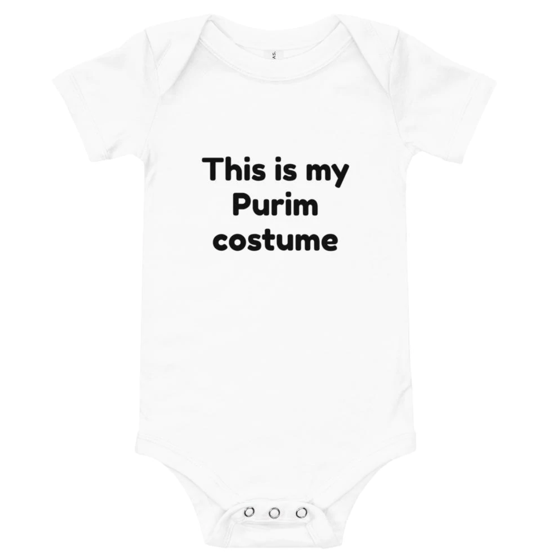 ModernTribe - Purim Costume Baby Onesie - (12 - 18 Months) - ModernTribe