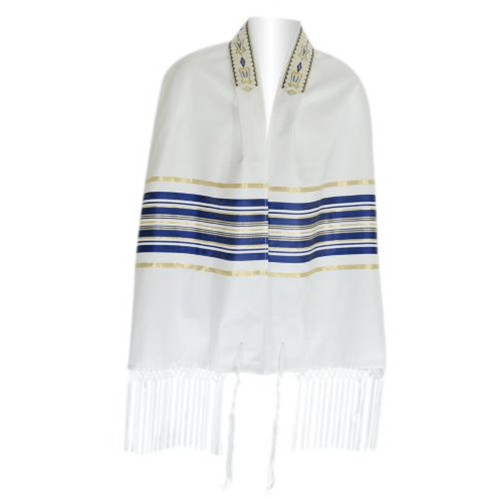 Zion Tallis - Blue and Gold Striped Ariel Tallis - ModernTribe