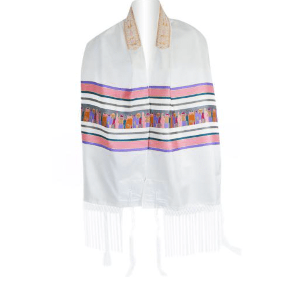 Zion Tallis - Pastel Jerusalem Tallis - ModernTribe