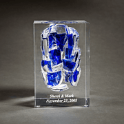 Treasured Collection Smash Glasses Rectangular Wedding Glass Lucite Cube