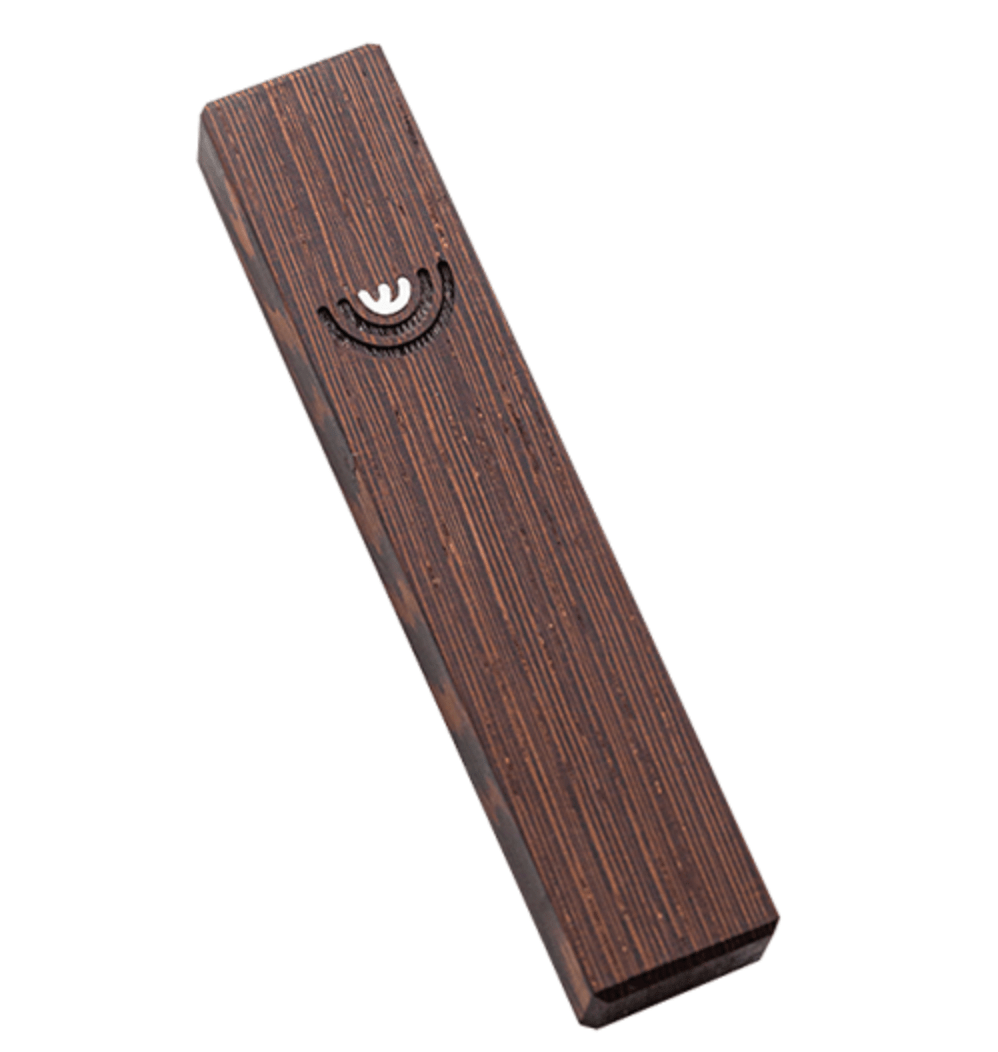 Mi Polin - Bronze Menorah Mezuzah by Mi Polin - ModernTribe