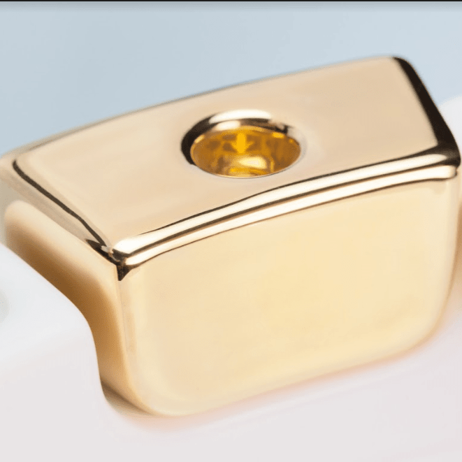 Mi Polin - Menokiah Lux Menorah/Shabbat Candlesticks by Mi Polin - Gold - ModernTribe