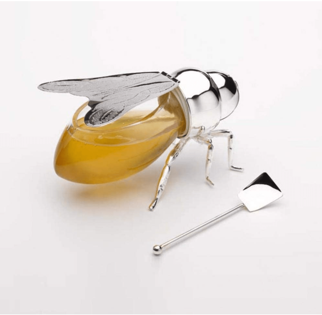 Classic Touch Decor Honey Dishes Bee Shaped Honey Jar