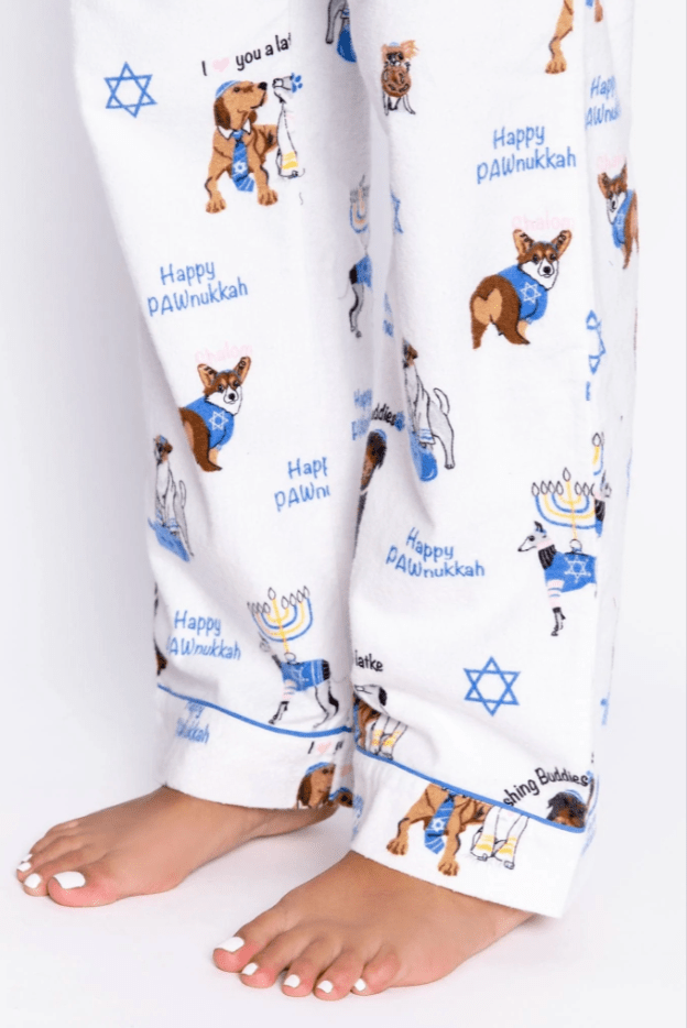 PJ Salvage - Happy Pawnukkah Hanukkah Pajamas Set by P.J. Salvage - (XS - XL) - ModernTribe
