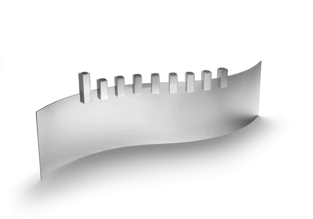 Laura Cowan - Tel Aviv SEA Menorah by Laura Cowan - Silver - ModernTribe