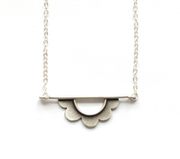 Emily Rosenfeld Necklaces Silver Flower Horizon Necklace by Emily Rosenfeld
