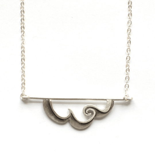 Cloud Horizon Necklace by Emily Rosenfeld