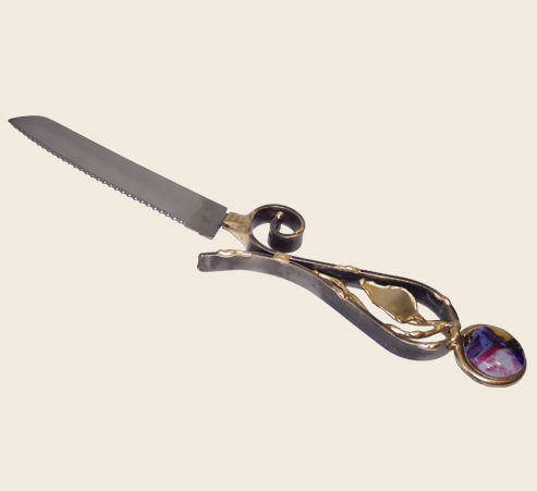 Gary Rosenthal - Tree of Life Challah Knife by Gary Rosenthal - ModernTribe