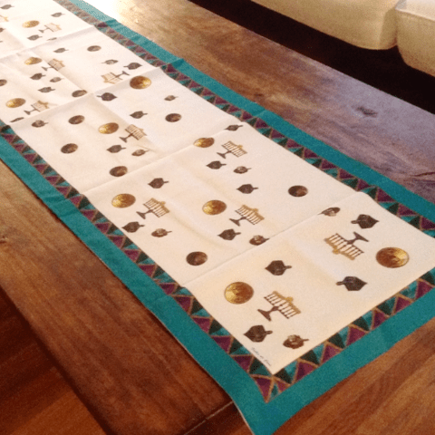 Table de Joie - Vintage Coin Hanukkah Table Runner - ModernTribe