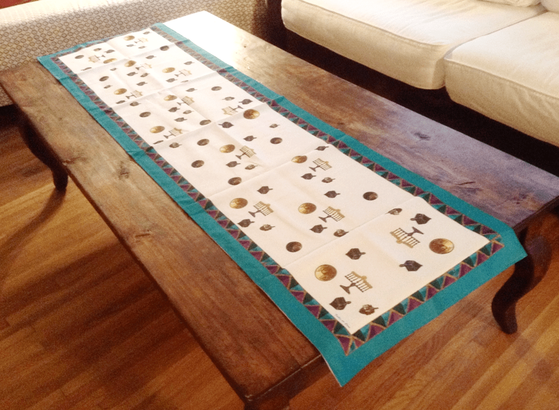 Table de Joie - Vintage Coin Hanukkah Table Runner - ModernTribe
