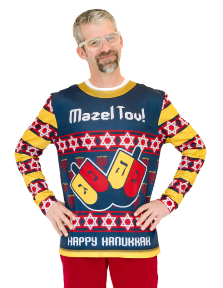FauxReal Sweaters Oy Vey Hanukkah T-Shirt/Sweater - Unisex