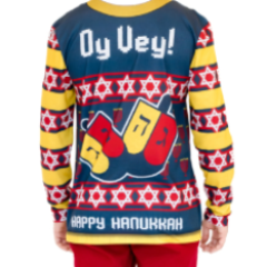 FauxReal Sweaters Oy Vey Hanukkah T-Shirt/Sweater - Unisex