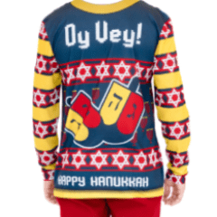 FauxReal - Oy Vey Hanukkah T-Shirt/Sweater - Unisex - ModernTribe
