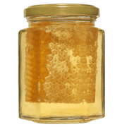 Savannah Bee Company Honey 12oz Raw Acacia Honeycomb Jar by Savannah Bee Company