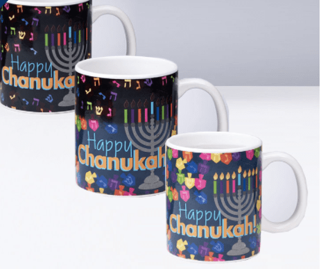Rite Lite Cup or Mug Color Changing Chanukah Mug