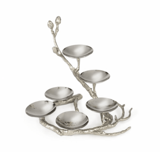 Quest - Branch to Freedom Seder Plate - Silver - ModernTribe