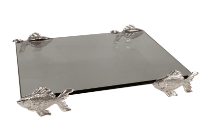Quest - Four Pisces Glass Platter - ModernTribe