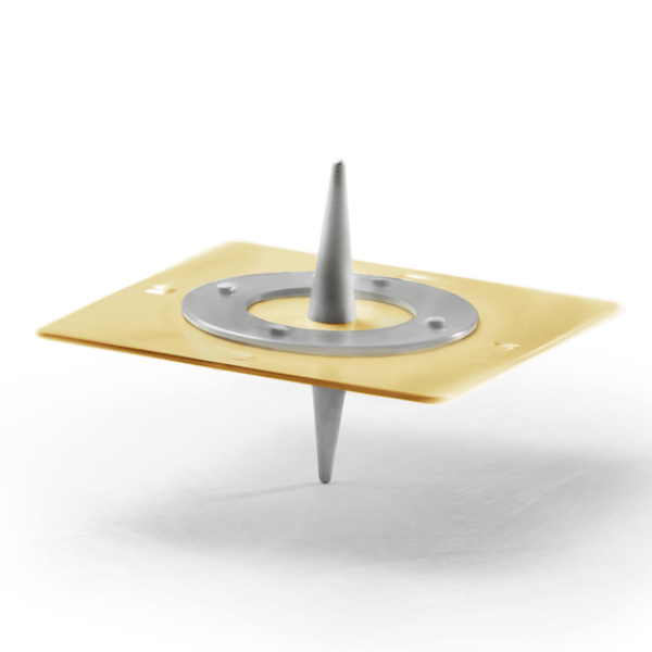 Laura Cowan - Gold Base Square Saturn Dreidel by Laura Cowan - ModernTribe