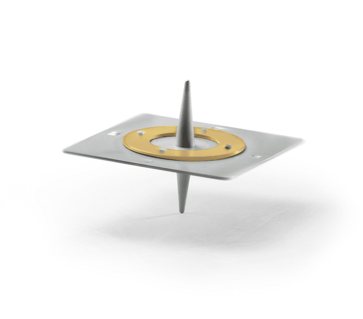 Laura Cowan - Silver Square Saturn Dreidel by Laura Cowan - ModernTribe