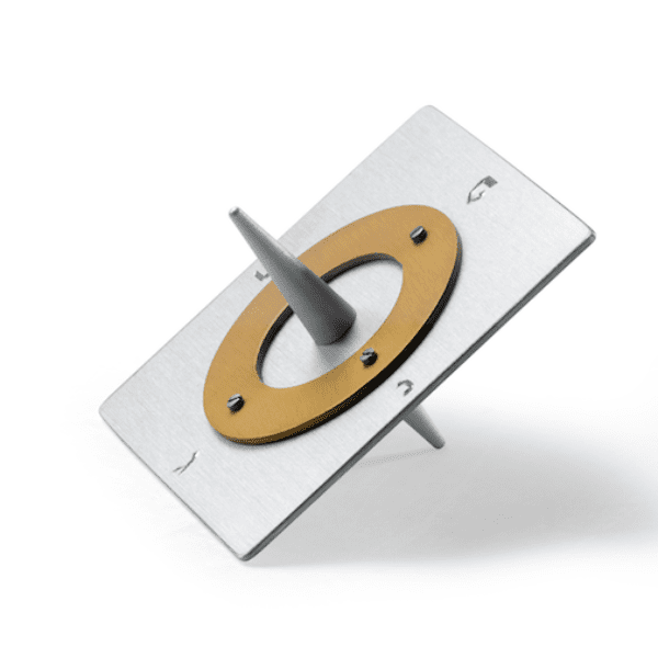 Laura Cowan - Silver Square Saturn Dreidel by Laura Cowan - ModernTribe