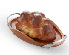 Nambé - Bella Wood Handled Challah Tray by Nambé - ModernTribe