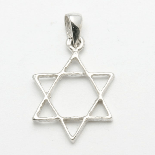 Bareket Jewelry - 14k White Gold Star of David Pendant - ModernTribe