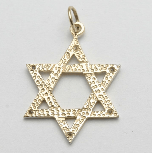 Bareket Jewelry - 14k Gold and Diamond Star of David Pendant - ModernTribe