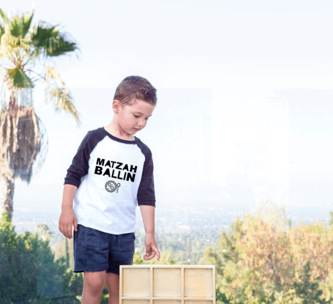 Challah Day Shop - Matzah Ballin' Baseball T-Shirt - Kid Sizes - ModernTribe