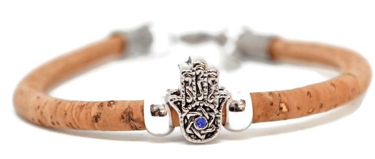 Swarovski Hamsa Cork Bracelet