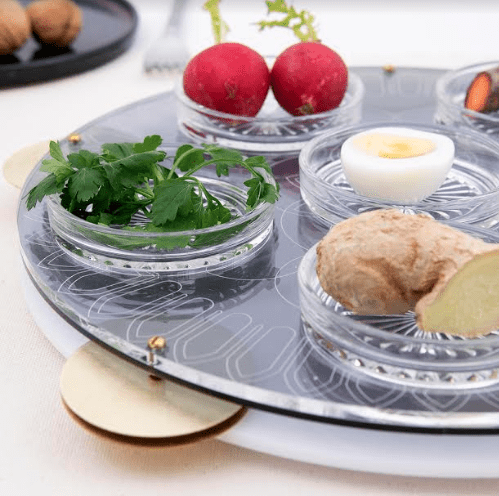 Studio Armadillo - Miriam's Tambourine Seder Plate by Studio Armadillo - ModernTribe