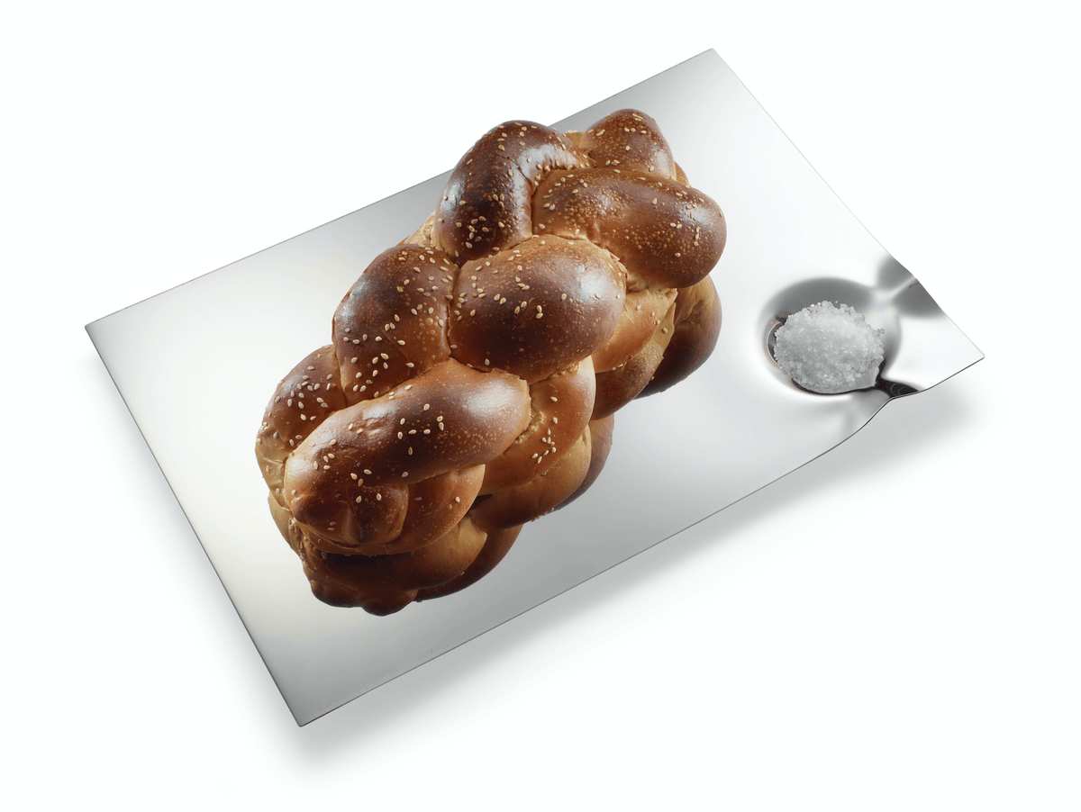Laura Cowan Challah Boards The Moon Challah Tray by Laura Cowan
