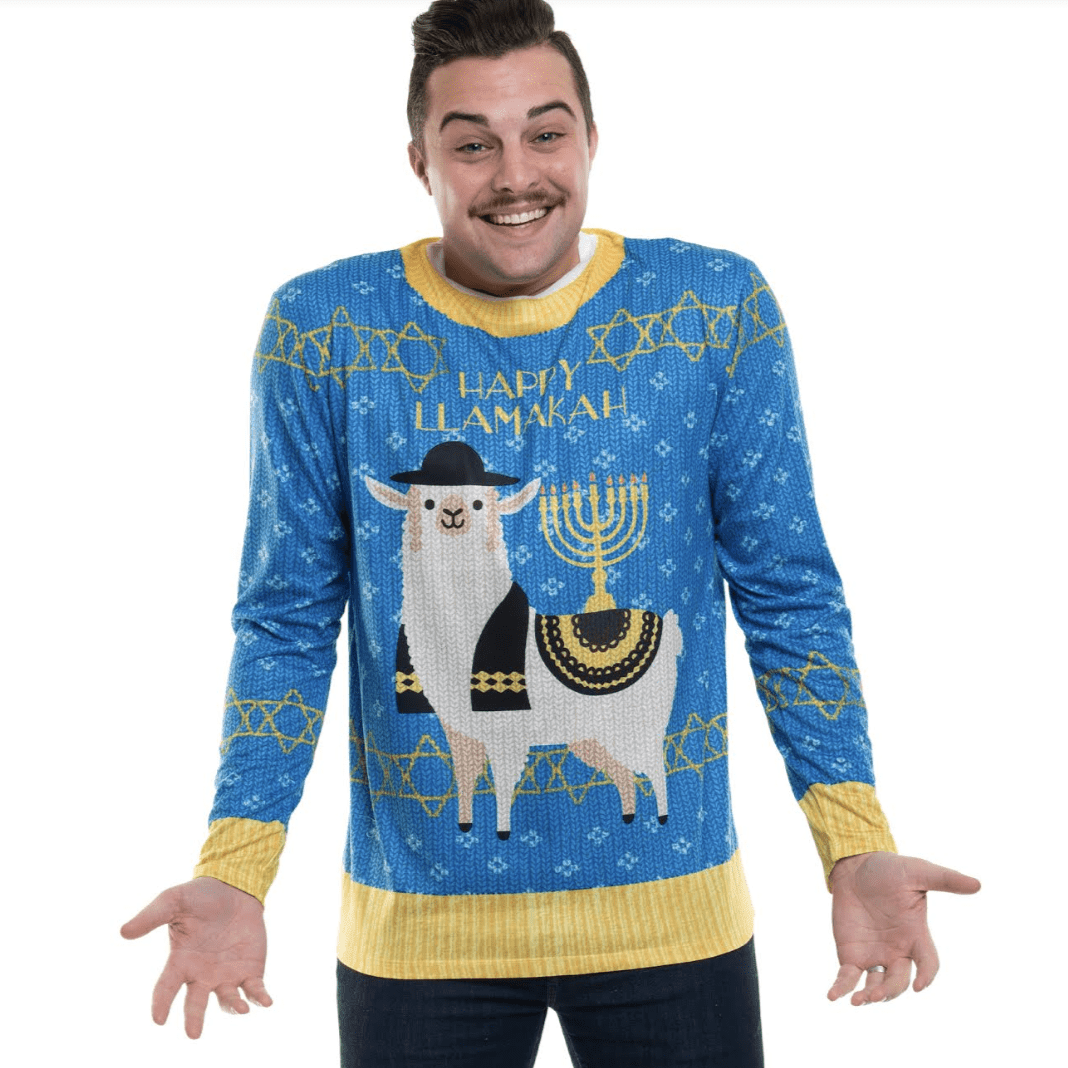 FauxReal - Happy Llamakah T-Shirt/Sweater - Unisex - ModernTribe
