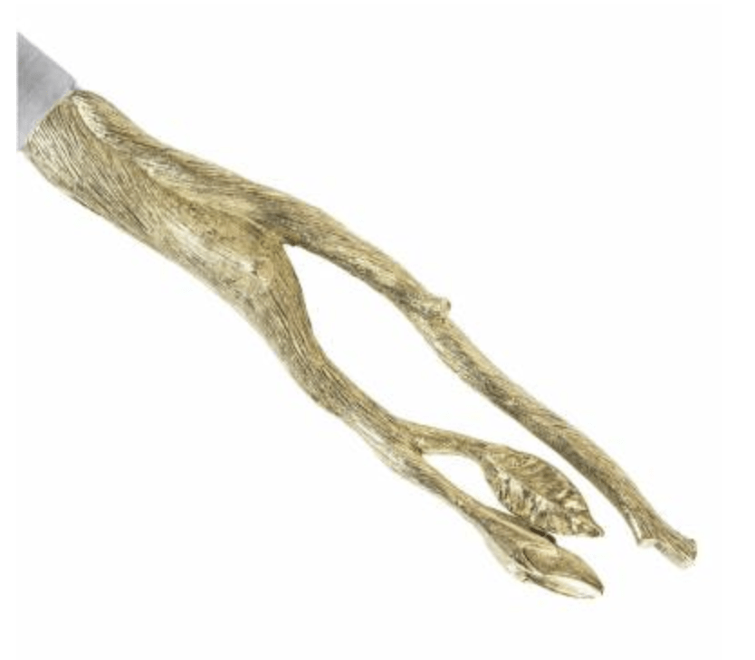 Quest - Silver and Gold Branch Challah Knife - ModernTribe