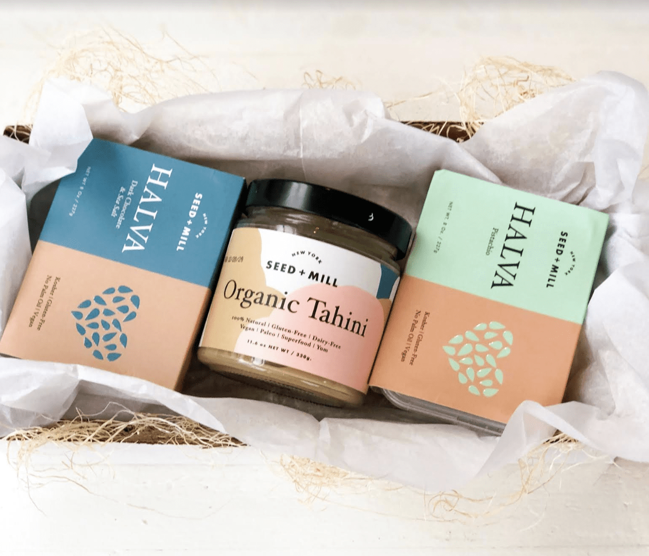 Seed + Mill - Seed + Mill Holiday Halva and Tahini Gift Box - ModernTribe