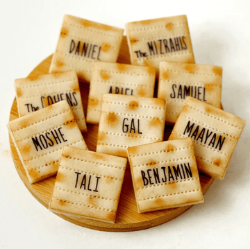 Marzipops Food Personalized Marzipan Matzah Tiles