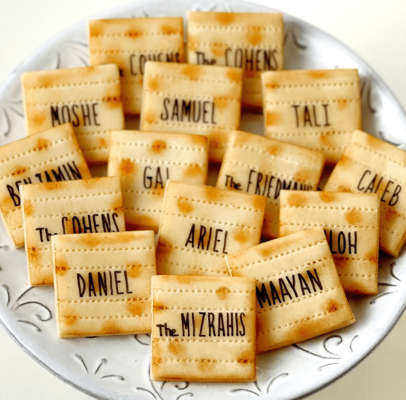Marzipops - Personalized Marzipan Matzah Tiles - ModernTribe