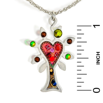 Seeka Necklaces Steel Seeka "Tree of Love" Necklace