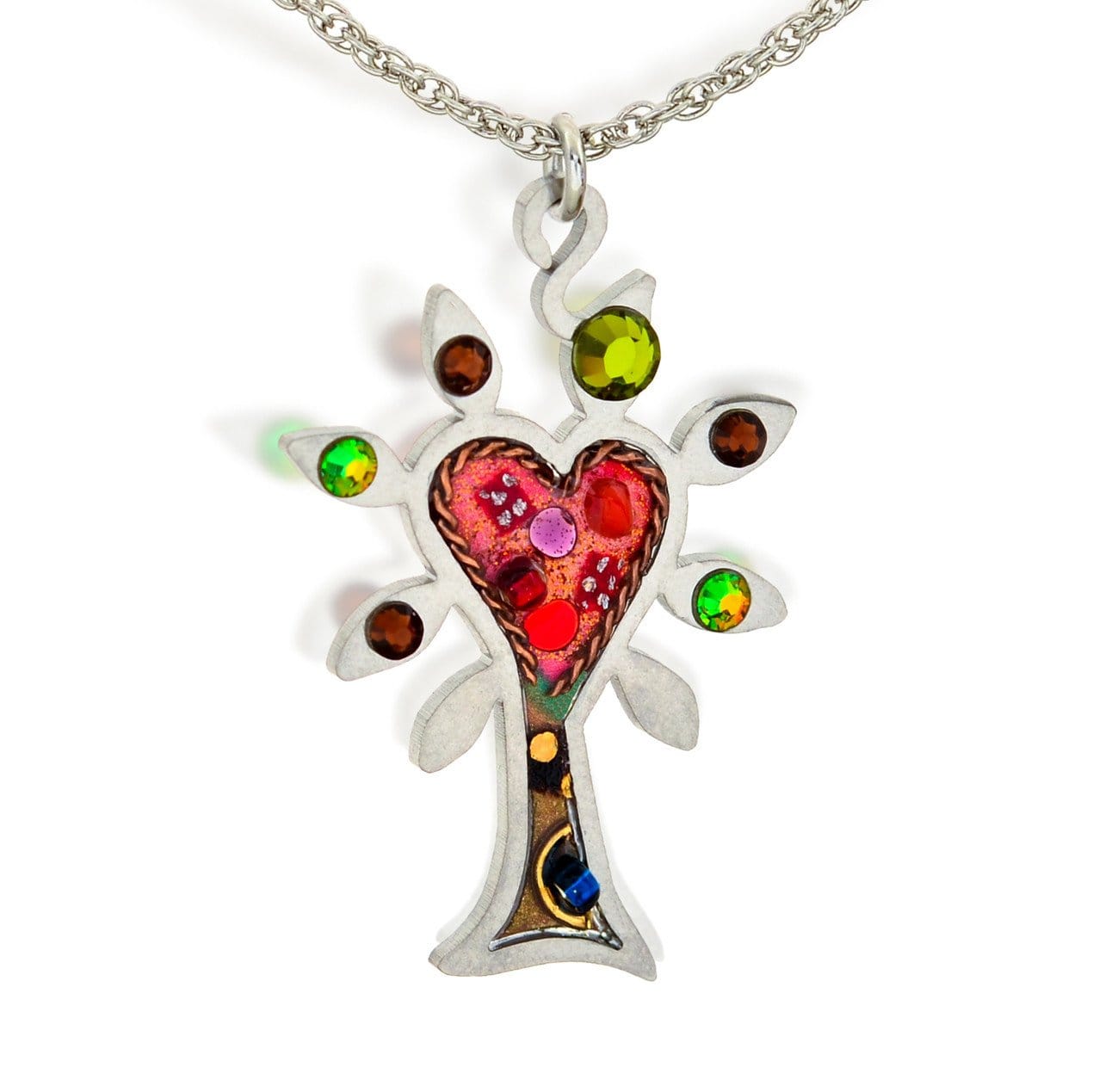 Seeka Necklaces Steel Seeka "Tree of Love" Necklace