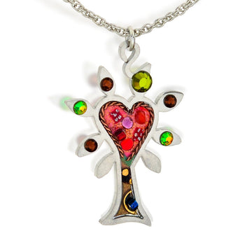 Seeka Necklaces Steel Seeka "Tree of Love" Necklace