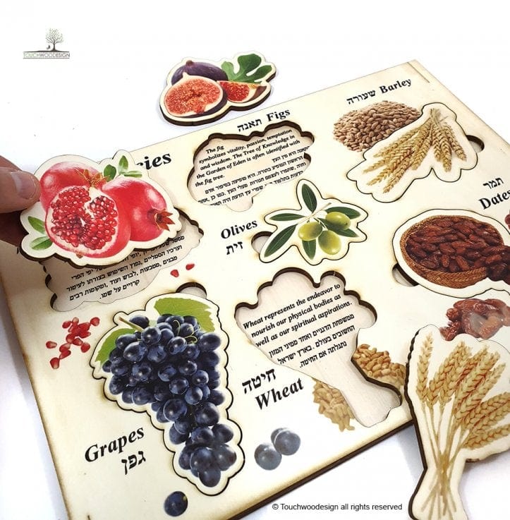 Touchwoodesign - Seven Species Puzzle - ModernTribe