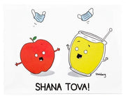Midrash Manicures Cards Shana Tova Reunion Greeting Cards, Box of 6