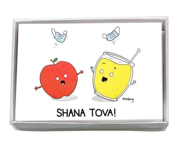 Midrash Manicures Cards Shana Tova Reunion Greeting Cards, Box of 6