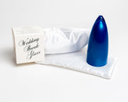 Beames Designs Smash Glasses Blue Silk Bijoux Wedding Smash Glass by Beames