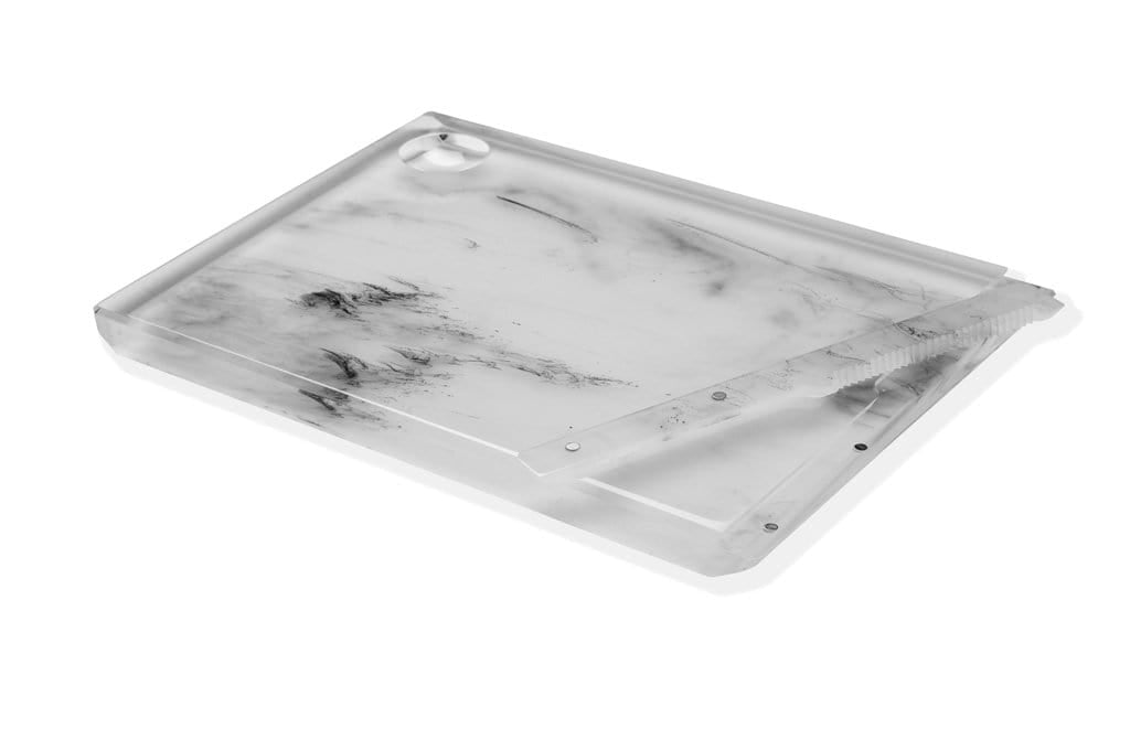 Apeloig Collection - Solid Acrylic Challah Board and Knife - ModernTribe