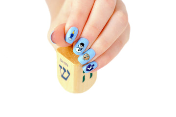 Midrash Manicures Other Default Maccabean Manicures Hanukkah Nail Decals